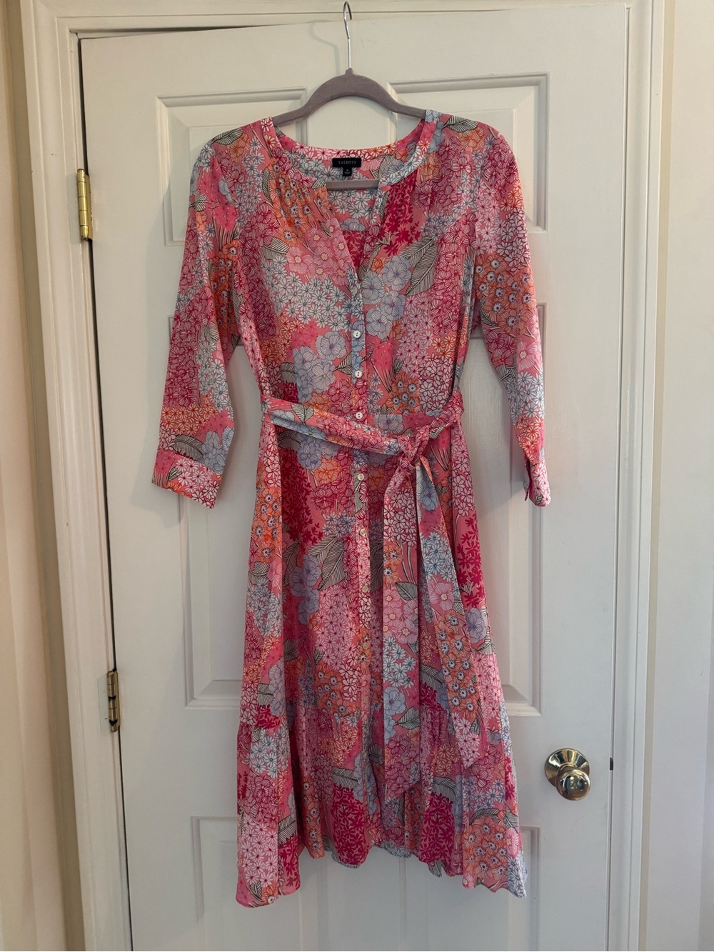 Talbots Floral Shirt Dress